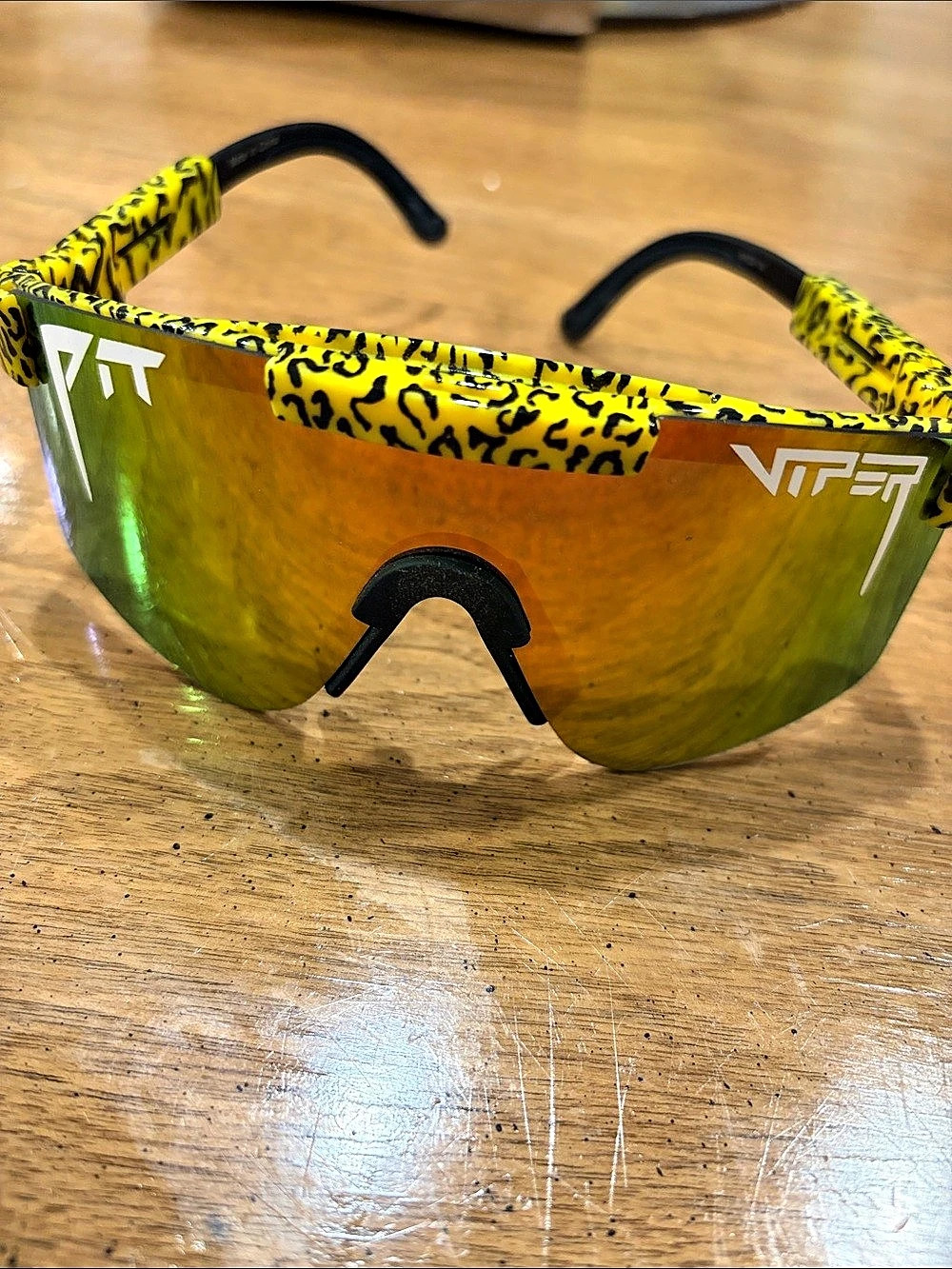 Pit Viper The Carnivore Single Wide Sunglasses Yellow & Orange